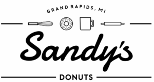 Sandys donuts logo